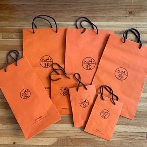 Hermès shopping bags